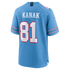Jaren Kanak Tennessee Titans Jerseys Teams Team Game Jersey - Light Blue