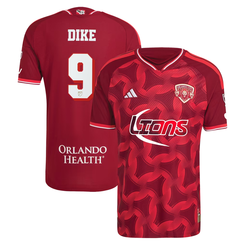 Daryl Dike Orlando City SC adidas 2026 Archive On-Field Authentic Jersey - Red