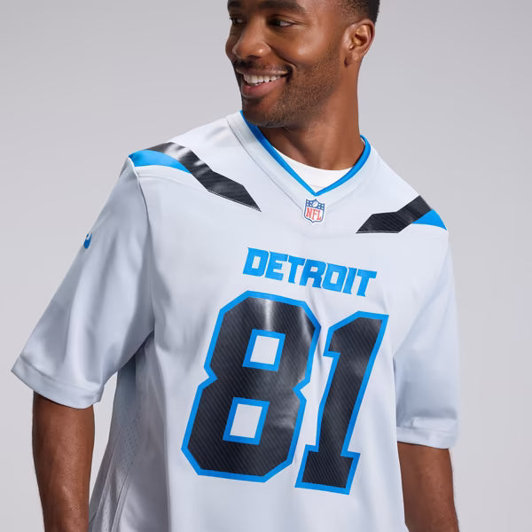 Calvin Johnson Detroit Lions Nike 2026 Rivalries Collection Game Jersey - Silver