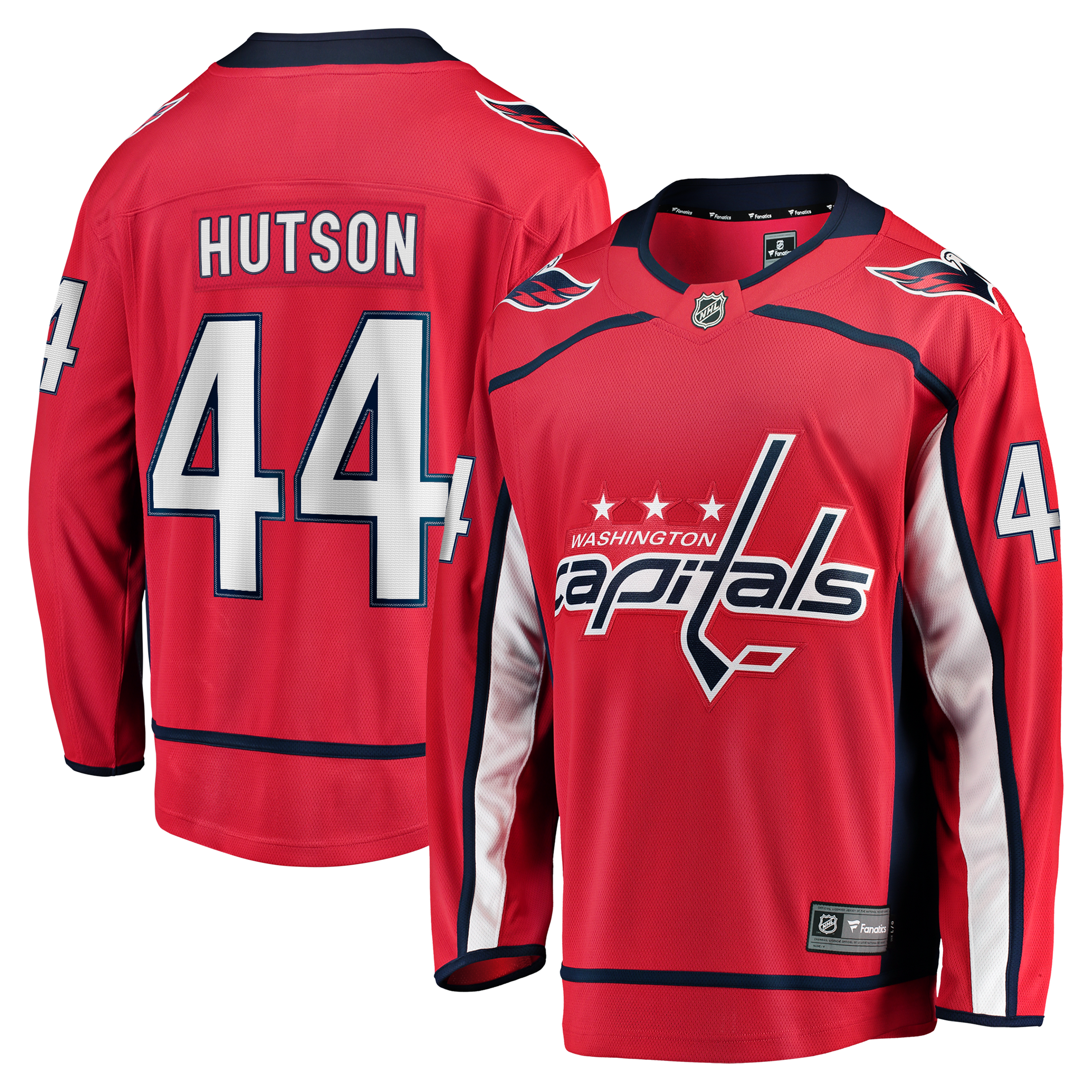 Jerseys Teams Cole Hutson Washington Capitals Fanatics Home Breakaway Jersey - Red