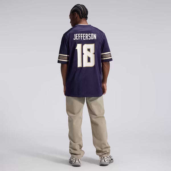 Justin Jefferson Minnesota Vikings Jerseys Teams 2026 Rivalries Collection Game Jersey - Purple