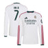 Vini Jr. Real Madrid adidas 2026/27 Home Replica Long Sleeve Jersey - White