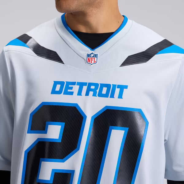 Barry Sanders Detroit Lions Nike 2026 Rivalries Collection Game Jersey - Silver