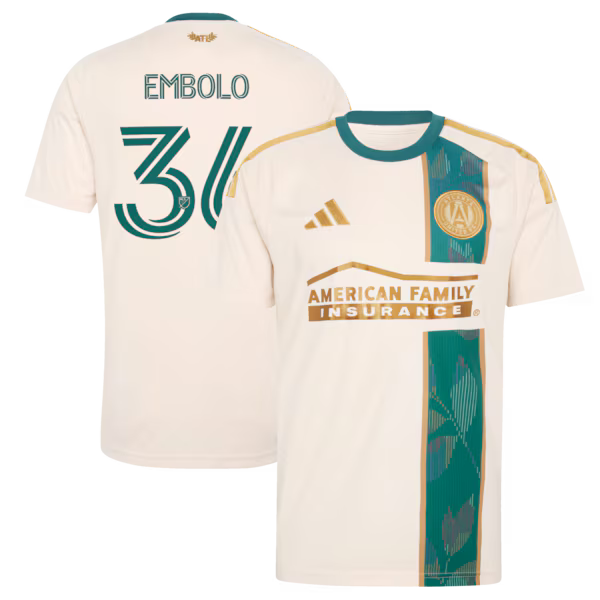 Breel Embolo Atlanta United FC Jerseys Teams 2026 Spirit of '96 Replica Jersey - Tan