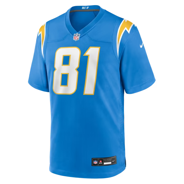 Patrick Herbert Los Angeles Chargers Jerseys Teams Team Game Jersey - Powder Blue