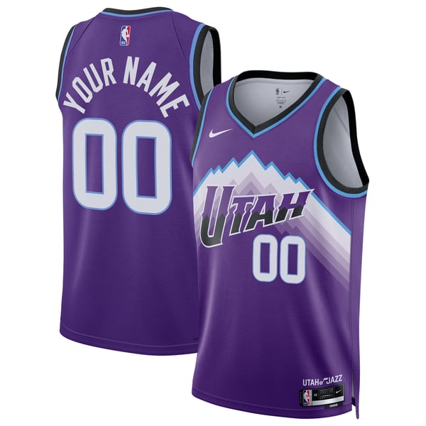 Jerseys Teams Unisex Nike Utah Jazz Icon Swingman Custom Jersey Purple