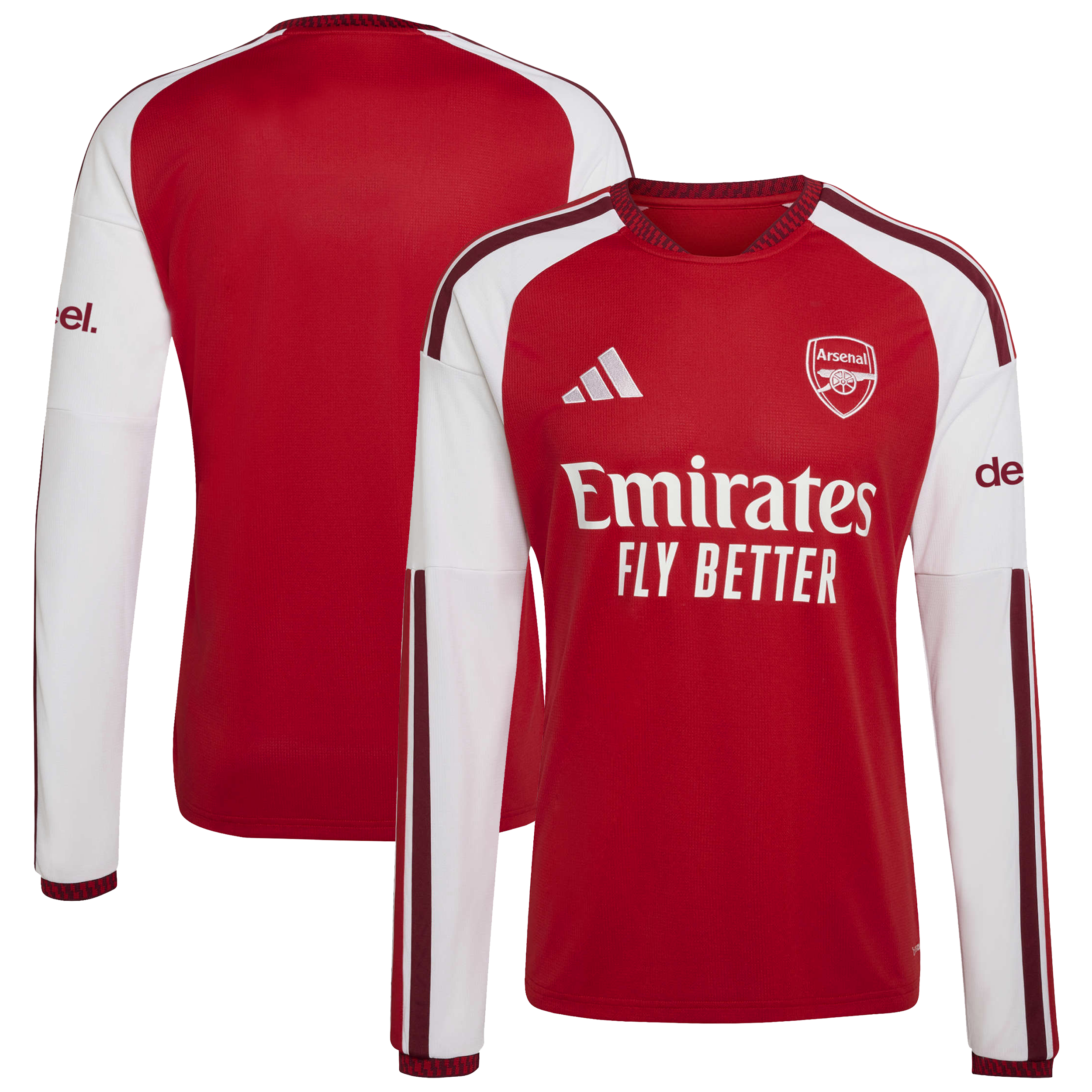 Arsenal Jerseys Teams 2026/27 Third Replica Long Sleeve Jersey - Yellow