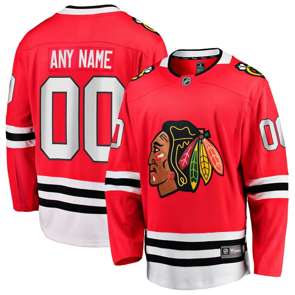 Jerseys Teams Chicago Blackhawks Fanatics Home Breakaway Jersey Red