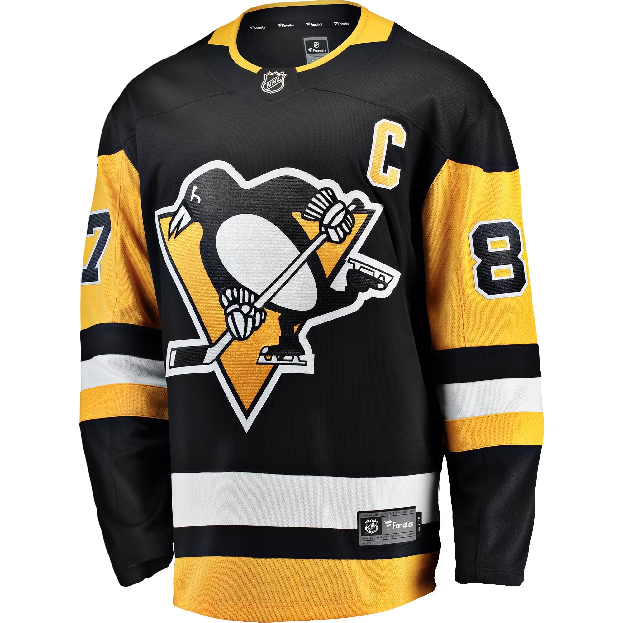 Jerseys Teams Sidney Crosby Pittsburgh Penguins Fanatics Captain Home Jersey