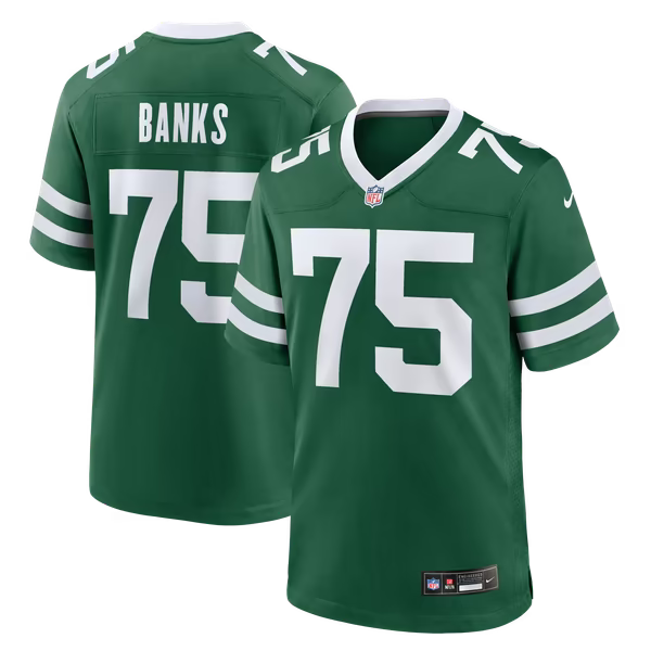 Brant Banks New York Jets Jerseys Teams Team Game Jersey - Legacy Green