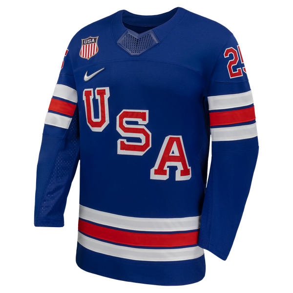 Jerseys Teams Charlie McAvoy Nike US Hockey 2026 Home Jersey Royal