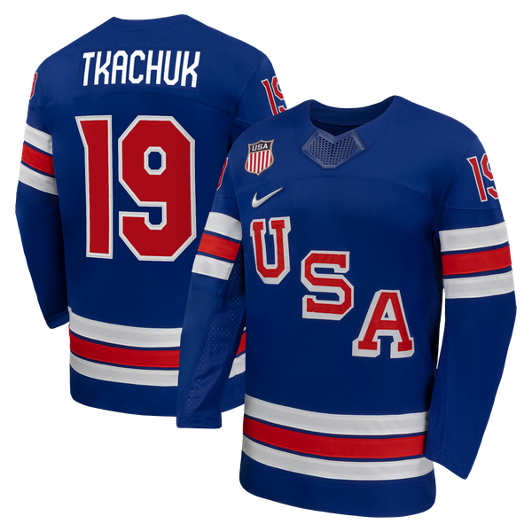 Jerseys Teams Matthew Tkachuk Nike US Hockey 2026 Home Replica Jersey