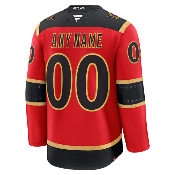 Jerseys Teams Ottawa Senators Fanatics Alternate Custom Jersey Red