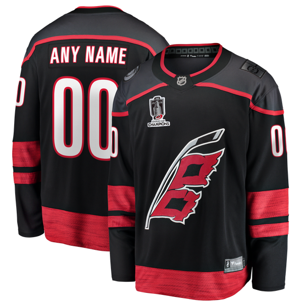 Jerseys Teams Carolina Hurricanes Fanatics 2026 Stanley Cup Champions Home Breakaway Custom Jersey