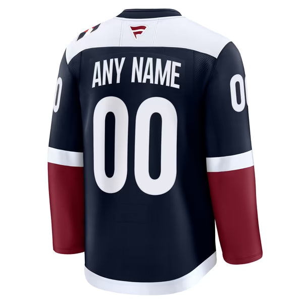 Jerseys Teams Fanatics Colorado Avalanche Alternate Premium Custom Jersey