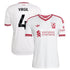 Virgil van Dijk Liverpool Jerseys Teams 2026/27 Away Replica Jersey - White