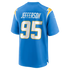 Jerseys Teams Jefferson Los Angeles Chargers Jerseys Teams Team Game Jersey - Powder Blue