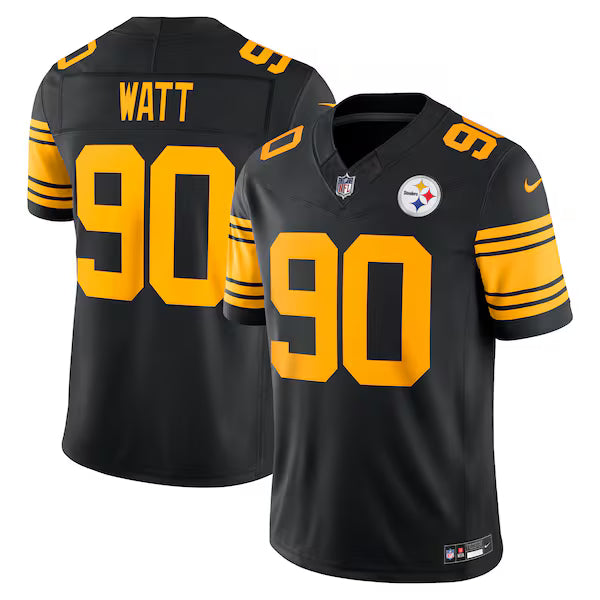 T.J. Watt Pittsburgh Steelers Jerseys Teams Alternate Vapor F.U.S.E. Stitched Limited Jersey - Black