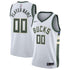Jerseys Teams Milwaukee Bucks Nike 2020/21 Swingman Custom Jersey - White