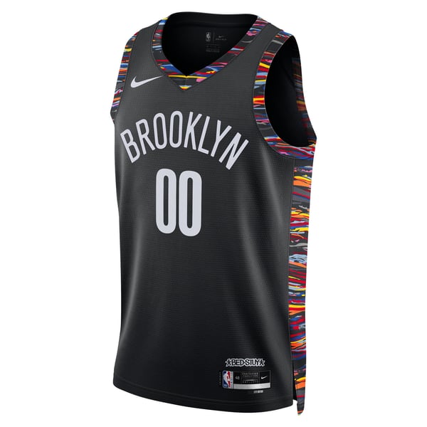 Jerseys Teams Brooklyn Nets Nike Unisex 2025/26 City Edition Custom Jersey - Black