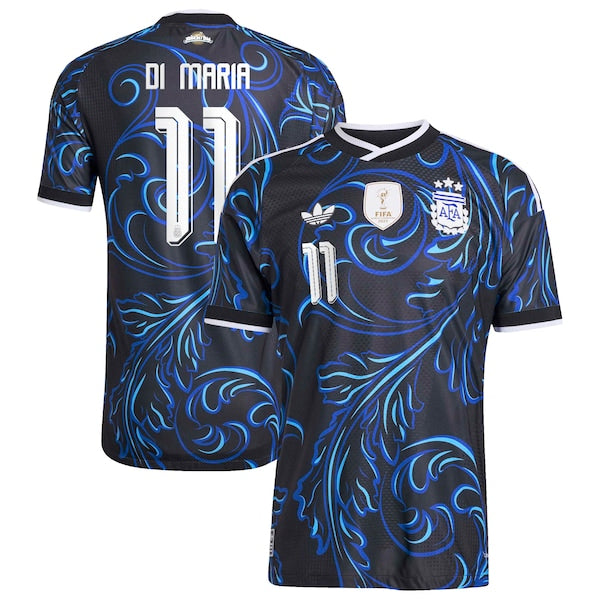 Jerseys Teams Angel Di Maria Argentina National Team 2026 Away Authentic Jersey Black