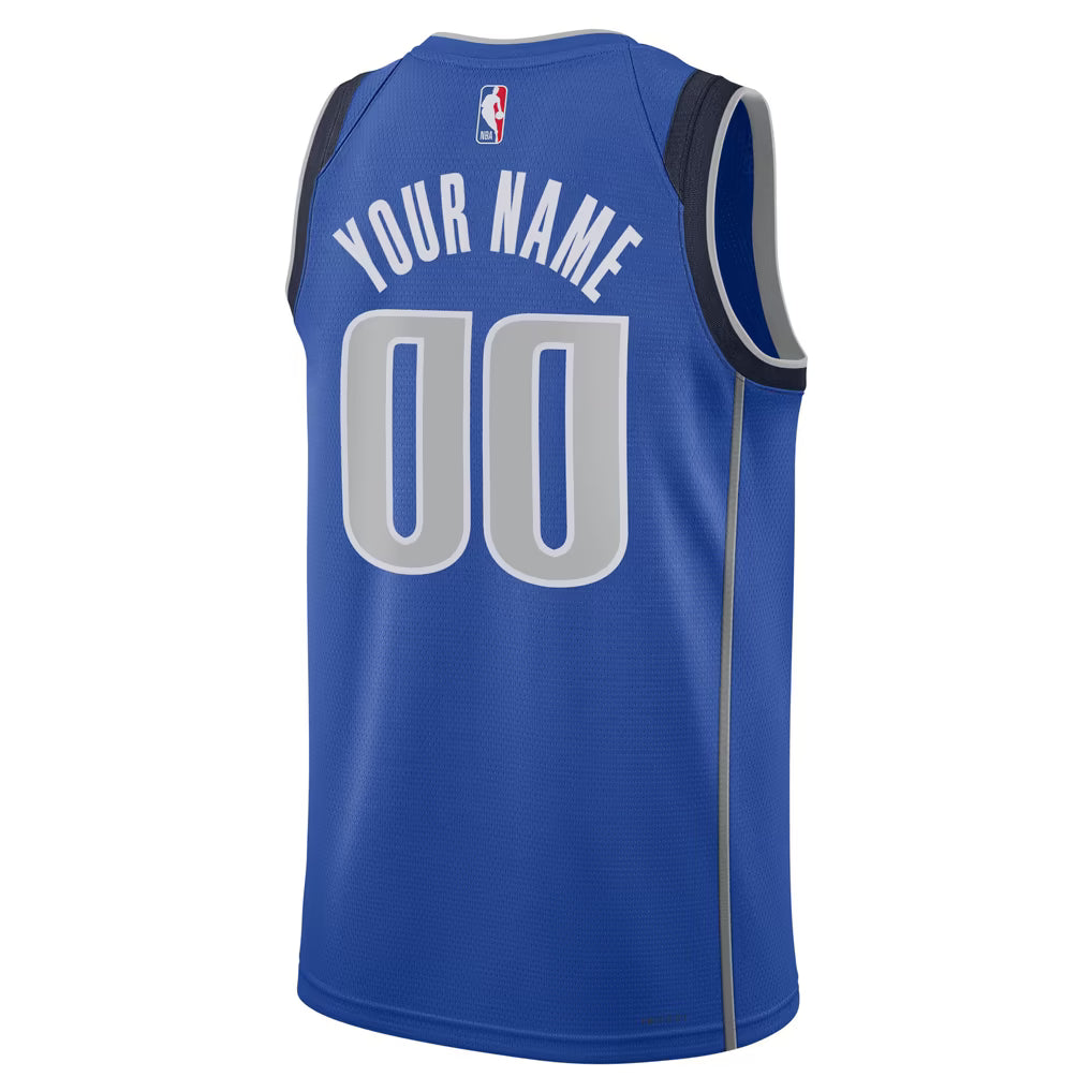 Jerseys Teams Nike Unisex Dallas Mavericks Swingman Custom Jersey Blue