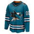 Jerseys Teams Fanatics San Jose Sharks Home Breakaway Custom Jersey - Teal