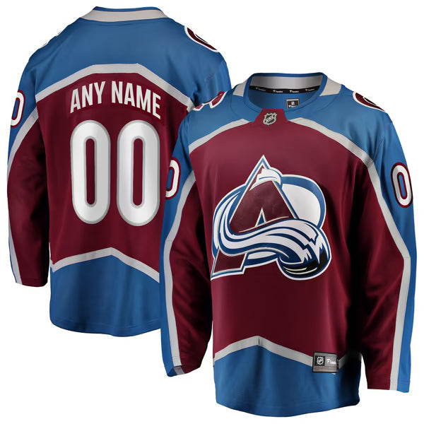 Jerseys Teams Colorado Avalanche Fanatics Home Breakaway Custom Jersey