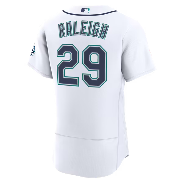 Cal Raleigh Seattle Mariners Jerseys Teams Home 50th Season Authentic Jersey - White