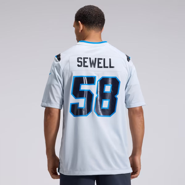 Penei Sewell Detroit Lions Nike 2026 Rivalries Collection Game Jersey - Silver