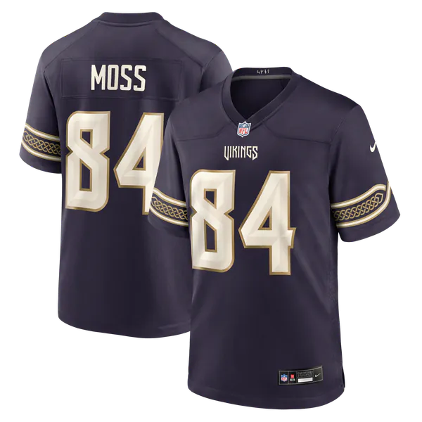 Randy Moss Minnesota Vikings Nike 2026 Rivalries Collection Game Jersey - Purple