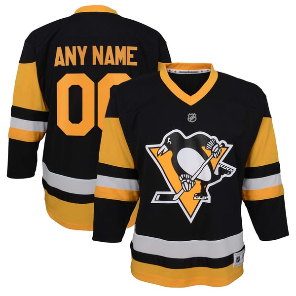 Jerseys Teams Outerstuff Kids' Pittsburgh Penguins Home Replica Custom Jersey
