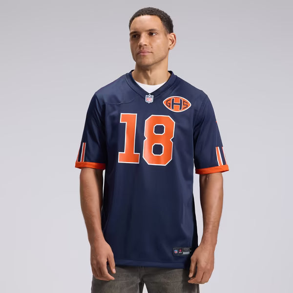 Caleb Williams Chicago Bears Jerseys Teams 2026 Rivalries Collection Game Jersey - Navy