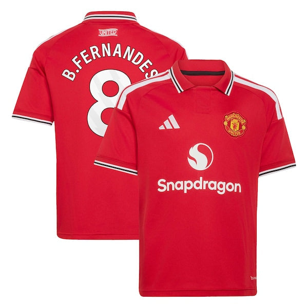 Jerseys Teams Bruno Fernandes Manchester United 2026/27 Home Stadium Replica Jersey Red