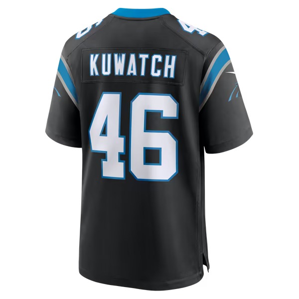 Jackson Kuwatch Carolina Panthers Jerseys Teams Team Game Jersey - Black