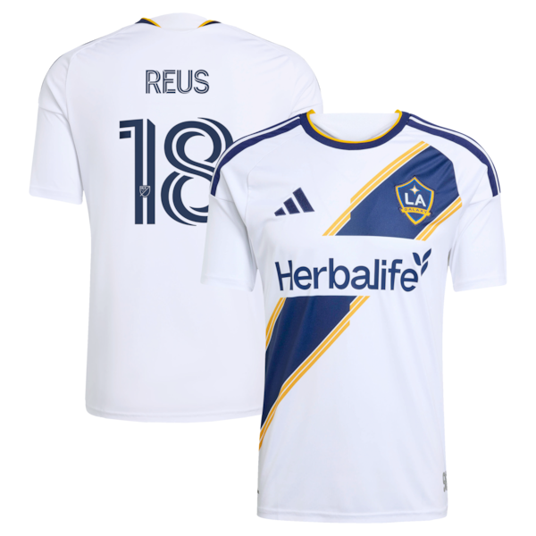 Marco Reus LA Galaxy Jerseys Teams 2026 The VeloCITY Kit Replica Jersey - White
