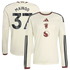 Kobbie Mainoo Manchester United Jerseys Teams 2026/27 Third Replica Long Sleeve Jersey - Cream