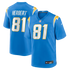 Patrick Herbert Los Angeles Chargers Nike Team Game Jersey - Powder Blue