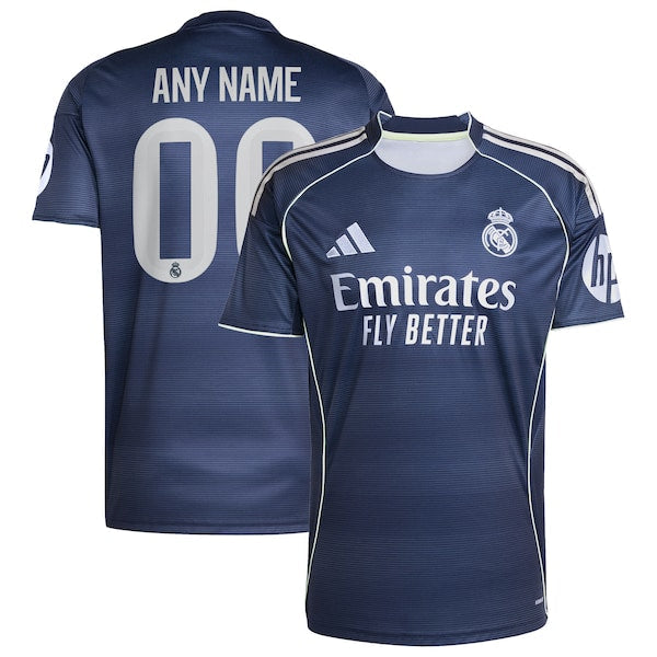 Jerseys Teams Real Madrid 2025/26 Away Replica Custom Jersey Blue