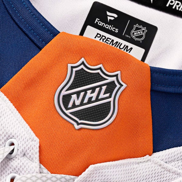 Jerseys Teams Fanatics New York Islanders Away Premium Custom Jersey - White