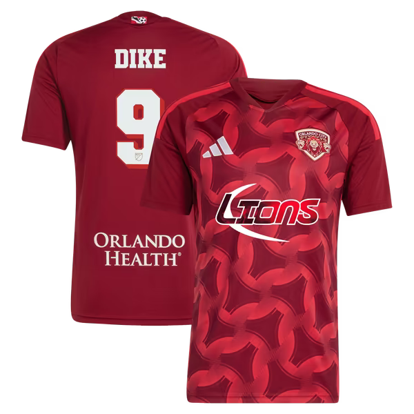 Daryl Dike Orlando City SC Jerseys Teams 2026 Archive Replica Jersey - Red