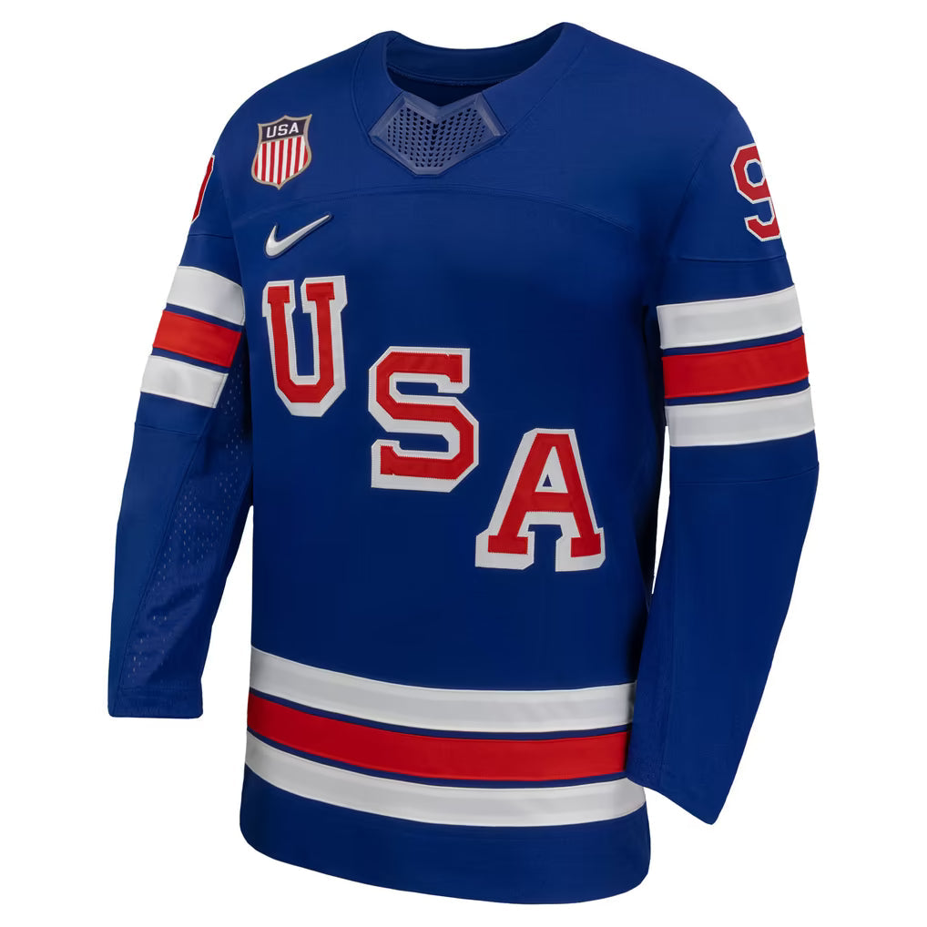 Jerseys Teams Nike Jack Eichel USA Hockey 2026 Home Replica Jersey