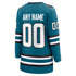 Jerseys Teams Fanatics Women's San Jose Sharks Teal Home Jersey