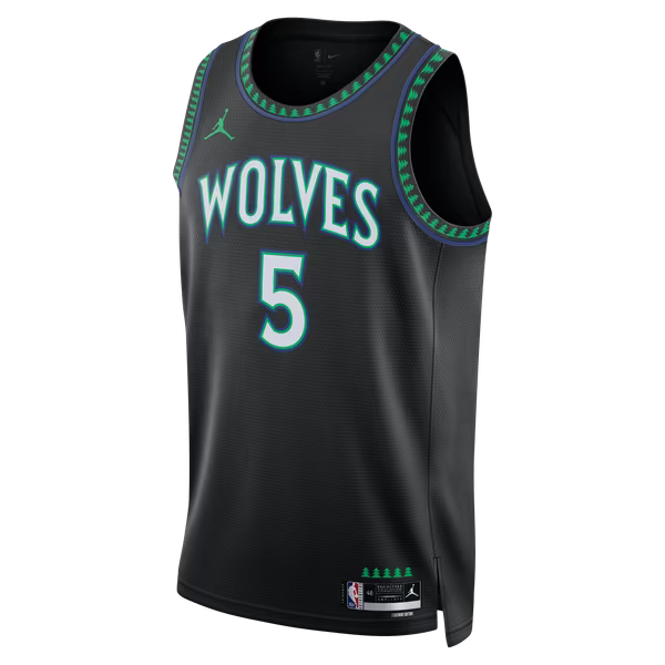 Anthony Edwards Minnesota Timberwolves Jerseys Teams Brand Unisex Swingman Jersey - Statement Edition - Black