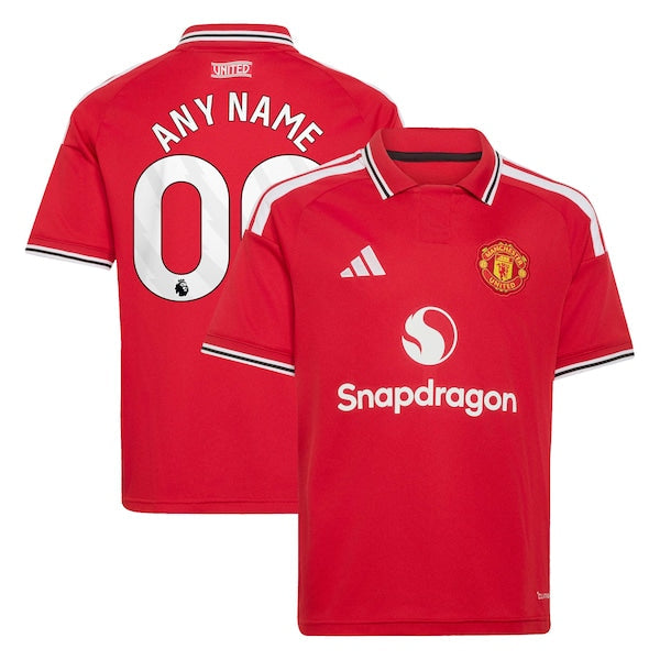 Adidas Manchester United 2026/27 Home Replica Custom Jersey Red