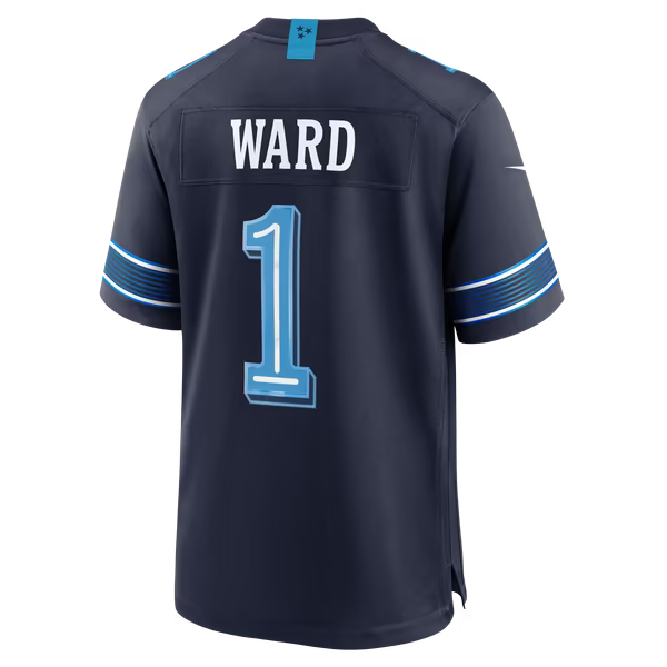 Cameron Ward Tennessee Titans Jerseys Teams 2026 Rivalries Collection Game Jersey - Navy