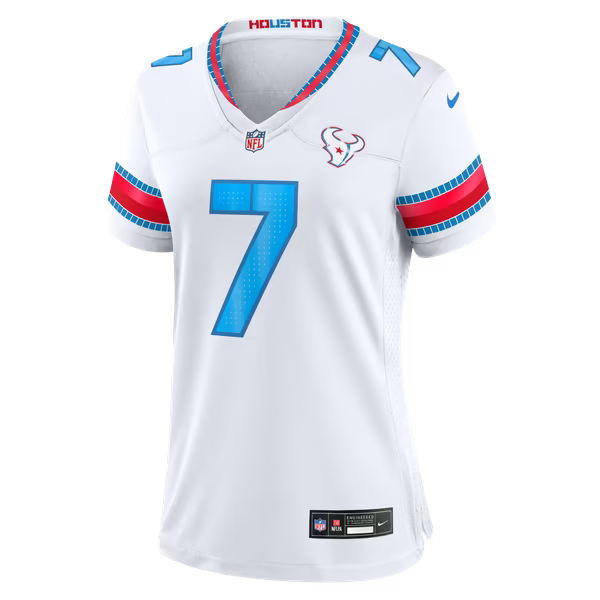 C.J. Stroud Houston Texans Jerseys Teams Women's 2026 Rivalries Collection Game Jersey - White