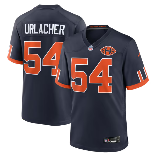 Brian Urlacher Chicago Bears Jerseys Teams 2026 Rivalries Collection Game Jersey - Navy
