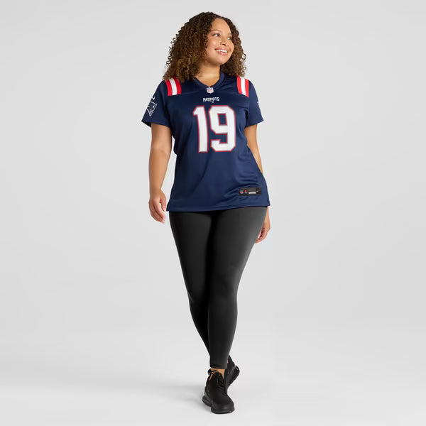 Kobee Minor New England Patriots Jerseys Teams Women's Team Game Jersey - Navy