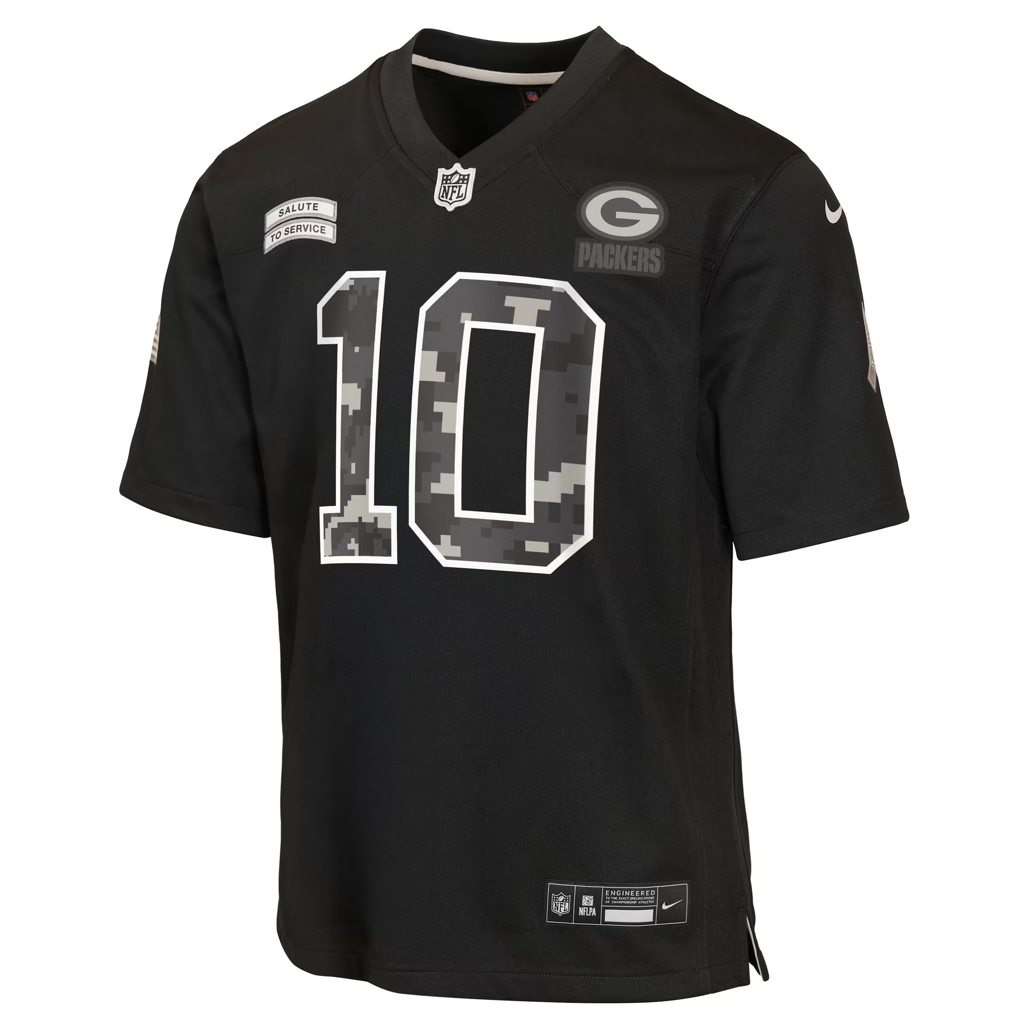 Jerseys Teams Love Green Bay Packers Jerseys Teams Youth 2026 Salute to Service Game Jersey - Black